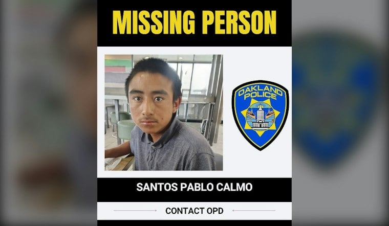 Oakland Police Search for Missing Autistic Teen Santos Pablo Calmo