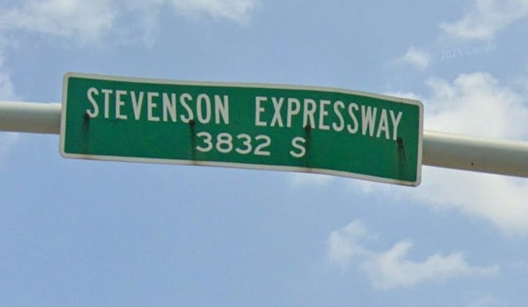 One Hurt in Stevenson Expressway Shooting Near Pulaski, Bullet-Riddled Sedan Left on Shoulder