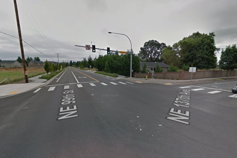 Orchards Crosswalk Crash Leaves Woman Badly Hurt, Driver May Have Been Impaired
