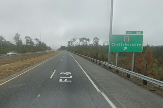Orlando Woman Dies After Car Hits Trees, Catches Fire on I-10 in Gadsden County