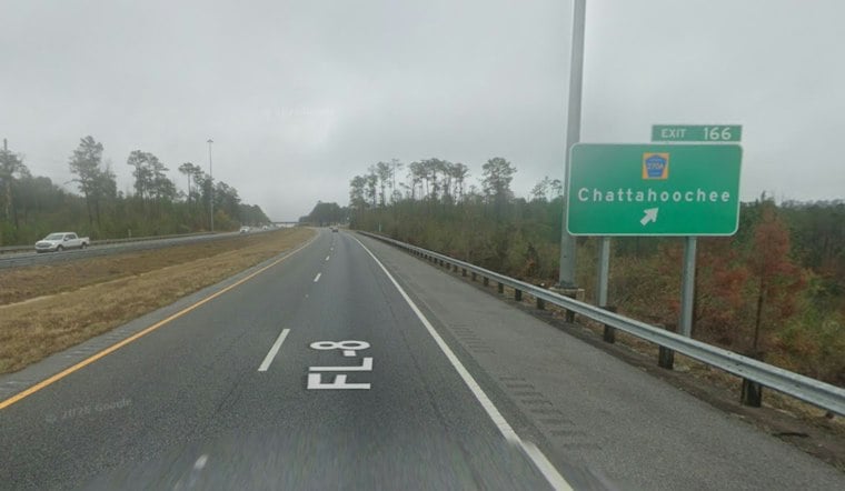 Orlando Woman Dies After Car Hits Trees, Catches Fire on I-10 in Gadsden County