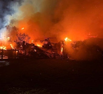 Overnight Blaze Guts 10,000-Square-Foot Brentwood Mansion, 45 Firefighters Battle Flames
