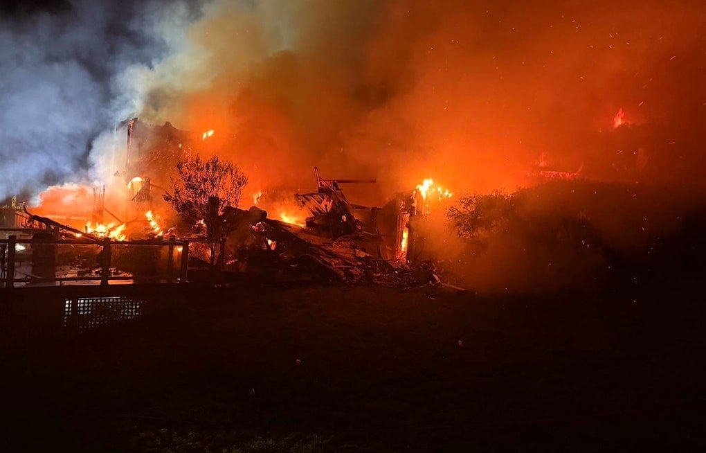 Overnight Blaze Guts 10,000-Square-Foot Brentwood Mansion, 45 Firefighters Battle Flames