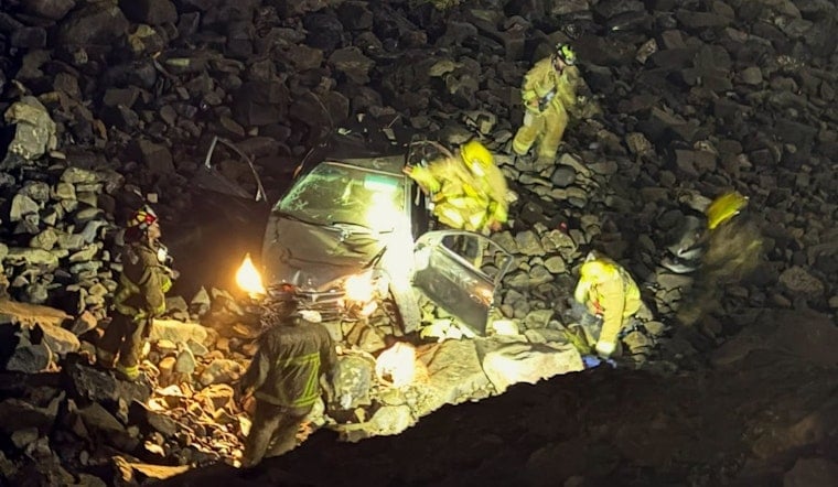 Oxnard Driver Survives 75-Foot Plunge Off Mugu Rock, Second Crash In A Week