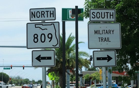 Palm Beach County to Add Protected Turn Signals at Two Military Trail Intersections