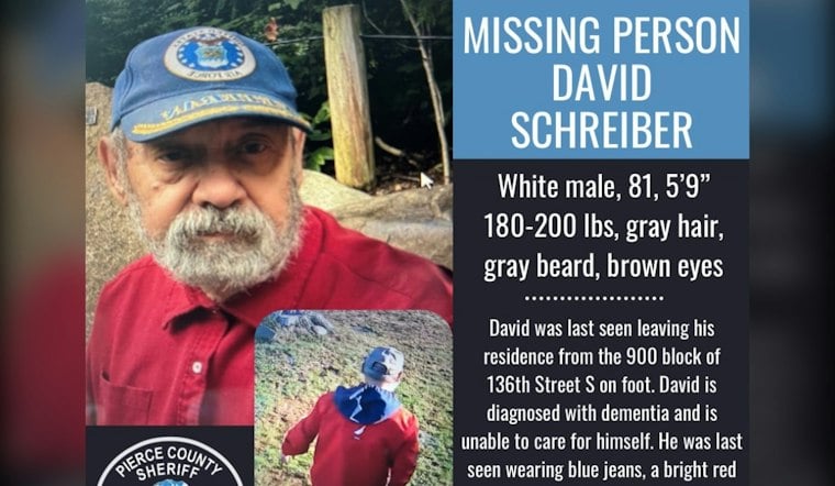 Person Named David Missing After Leaving on Foot in Parkland