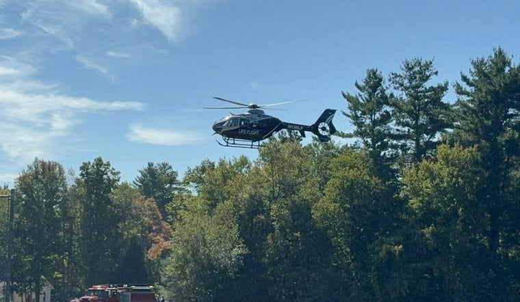 Petersham Motorcyclist, 71, Airlifted After Slamming Into 160-Pound Bear