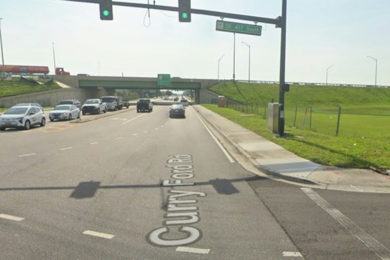 Pickup Truck Slams Into SR-417 Toll Booth Near Curry Ford Road, One Hurt