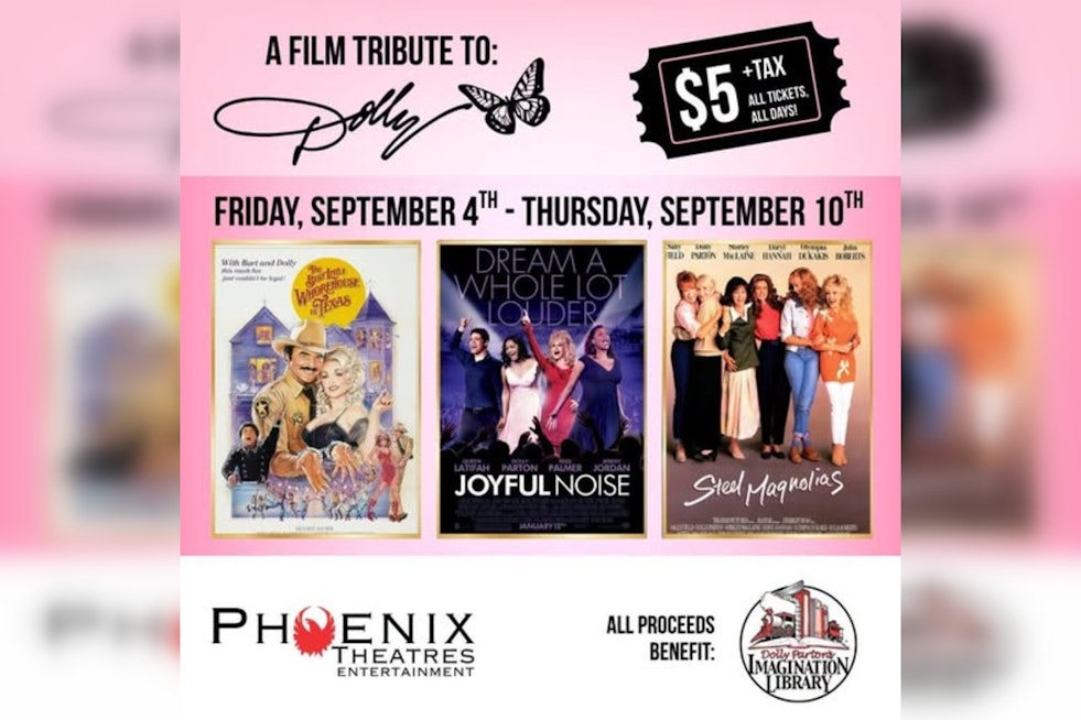 Pigeon Forge Theater Screens Dolly Parton Films All Week for $5 a Ticket