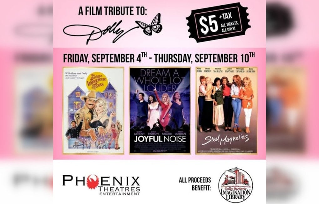 Pigeon Forge Theater Screens Dolly Parton Films All Week for $5 a Ticket