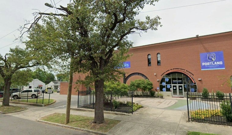 Portland Elementary Replaces Broken Fountain With New Outdoor Classroom