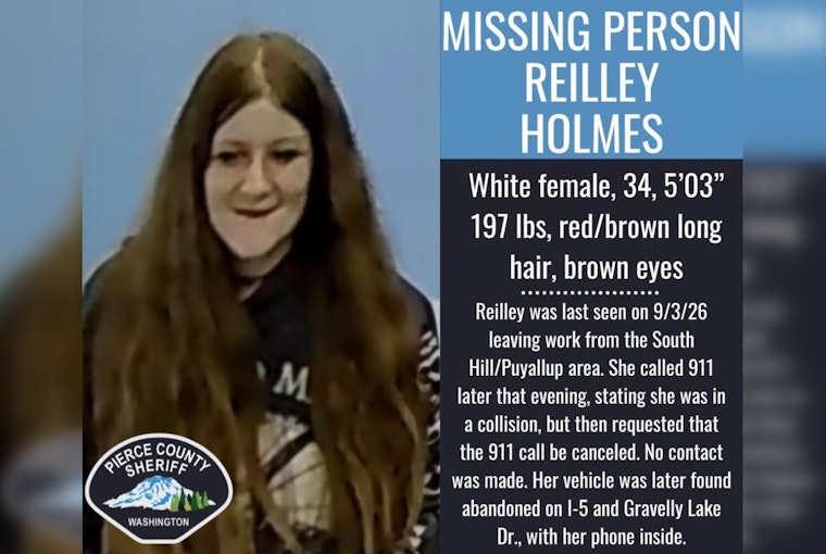 Puyallup Woman, 34, Vanishes After Canceling 911 Call, Car Found Abandoned on I-5