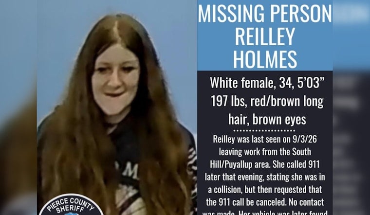 Puyallup Woman, 34, Vanishes After Canceling 911 Call, Car Found Abandoned on I-5