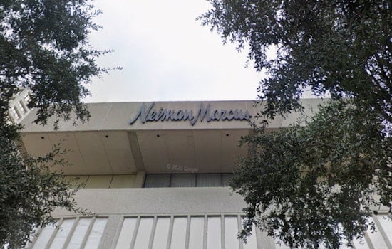 Rare Fire Rainbow Blazes Over Galleria's Neiman Marcus in Houston