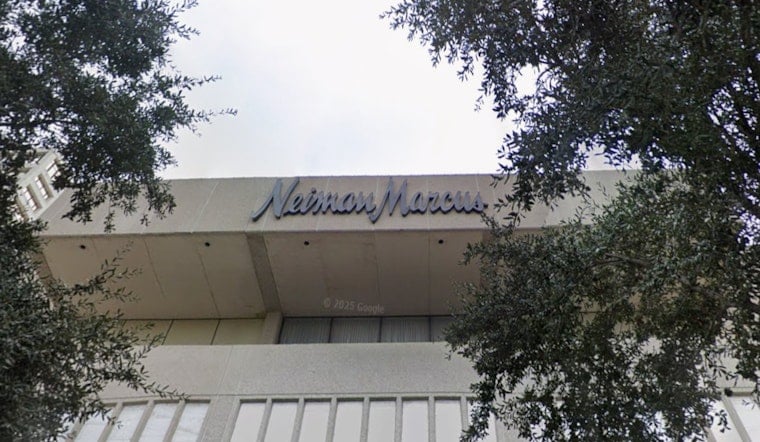 Rare Fire Rainbow Blazes Over Galleria's Neiman Marcus in Houston