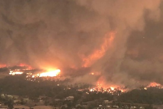 Rare Fire Tornado Swirls Over Controlled Burn Near Orange City, Florida