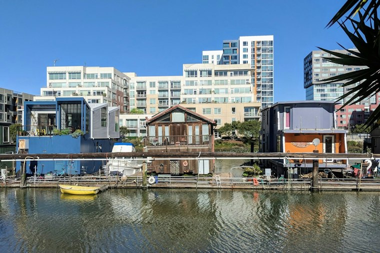 Rare Mission Bay Floating Home Hits Market for $1.8 Million Cash Only
