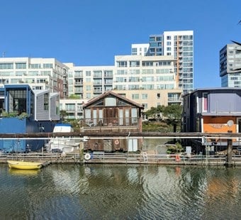 Rare Mission Bay Floating Home Hits Market for $1.8 Million Cash Only