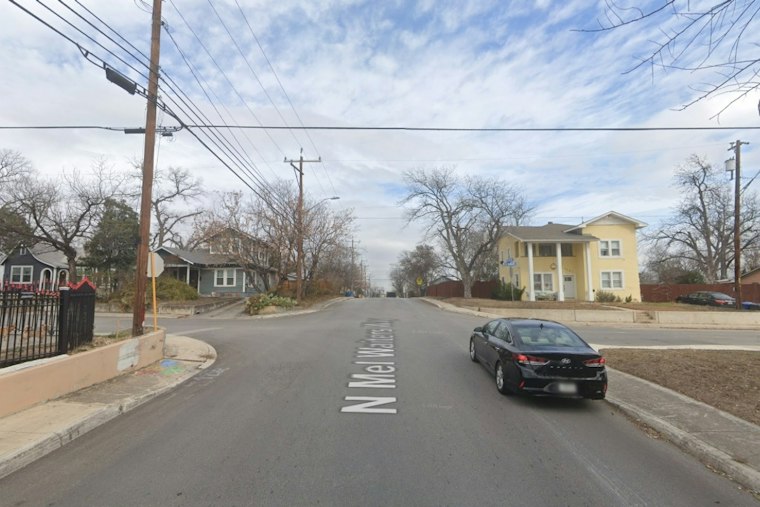 Red Car Swerves Onto San Antonio Sidewalk, Hits Woman, Speeds Off