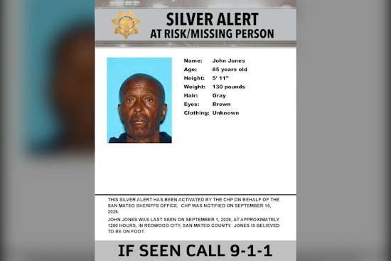 Redwood City Silver Alert for 85-Year-Old John Jones