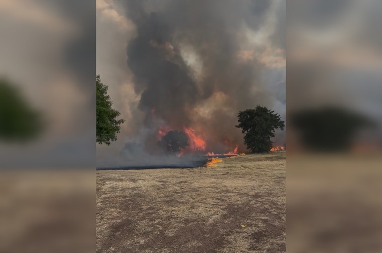Rekindled Sooner Road Fire Torches 30 Acres, Forces OKC Burn Ban Extension