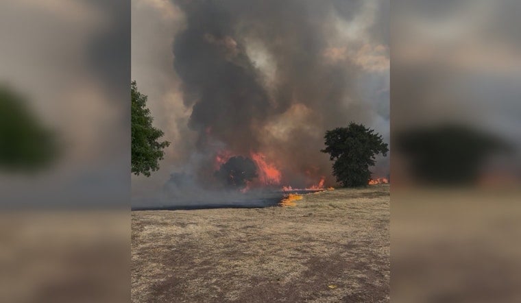 Rekindled Sooner Road Fire Torches 30 Acres, Forces OKC Burn Ban Extension