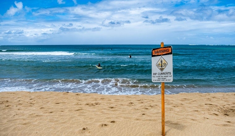 Rip-Current Danger Pounds Jacksonville Beaches as Stormy Skies Roll In