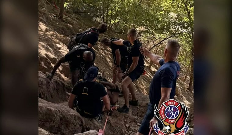 Rope Rescue Pulls Bleeding Man From 200-Foot Creve Coeur Park Hillside