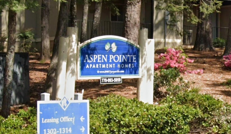 Roswell Apartment Roof Collapses as Ladder Trucks Battle Aspen Point Blaze