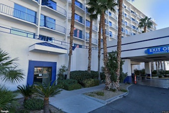 Royal Resort Hotel Near Vegas Strip Comes Down, Union Cries Foul Over Non-Union Crew