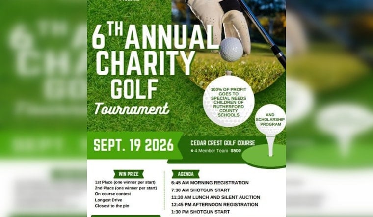 Rutherford County Deputies Still Need Golfers for Sept. 19 Charity Tournament