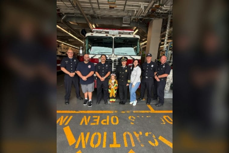 Sacramento Girl's 5th Birthday Wish Comes True at SF Fire Station 4