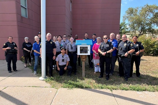 Saint Paul Police Precinct Gets Its Own Little Free Library, Built by Car Club