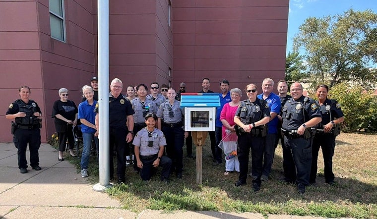 Saint Paul Police Precinct Gets Its Own Little Free Library, Built by Car Club