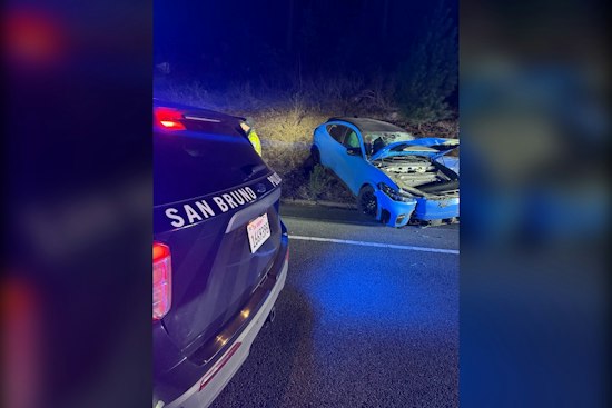 San Bruno Driver, 28, in Solo-Vehicle Crash With BAC Twice Legal Limit