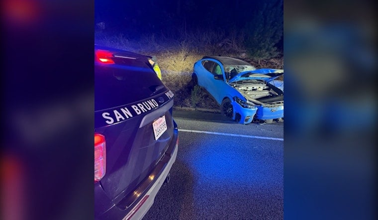San Bruno Driver, 28, in Solo-Vehicle Crash With BAC Twice Legal Limit