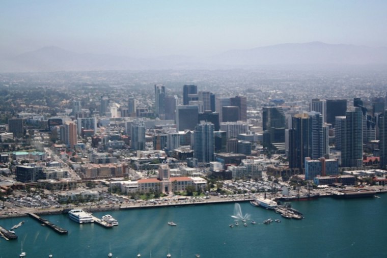San Diego Coast Floods Under Cloudy Skies as Weekend Heat Wave Looms