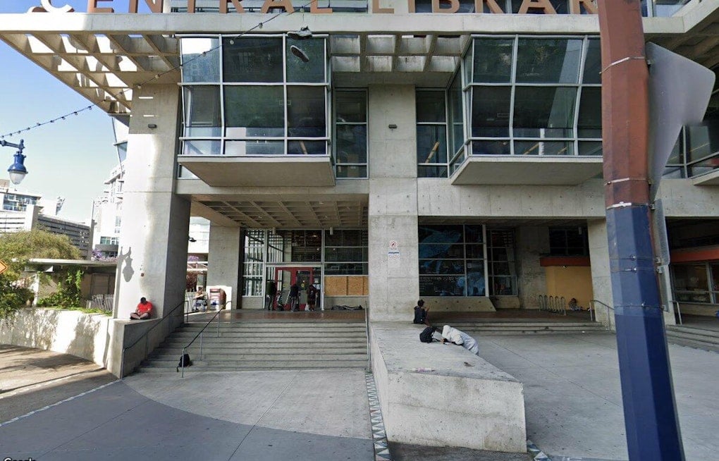 San Diego Cracks Down on Central Library Sidewalks After a Nearby Killing