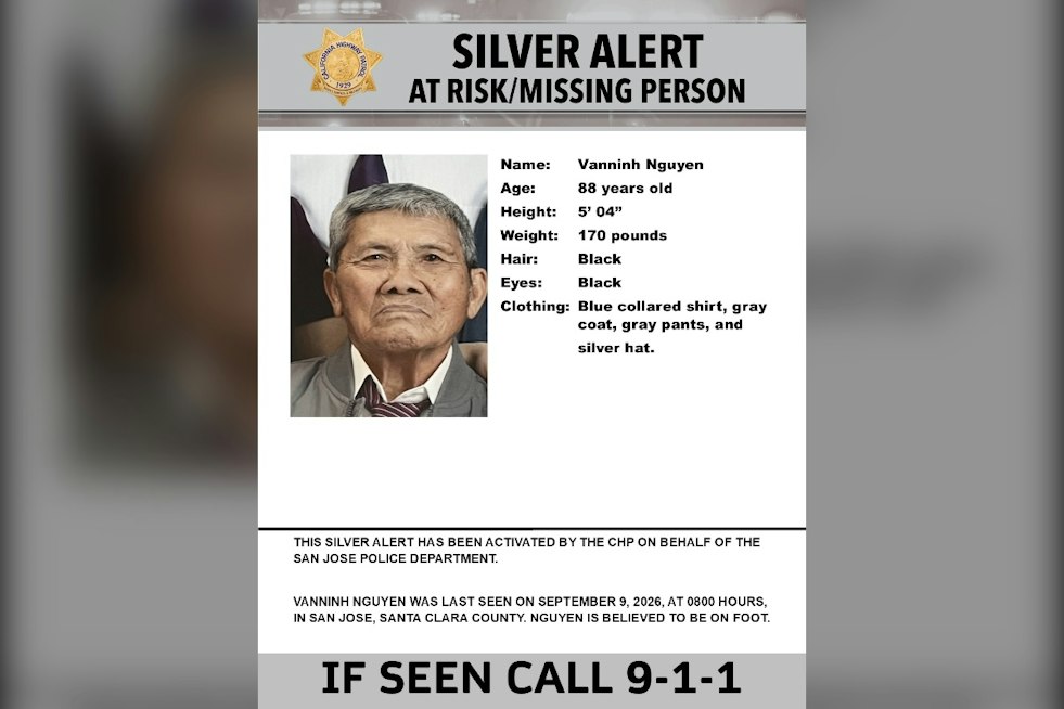 San Jose Silver Alert Search Wording Mentions Allenwood Drive