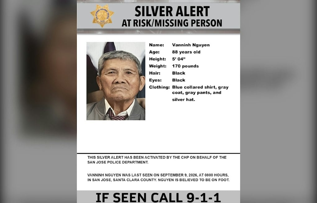 San Jose Silver Alert Search Wording Mentions Allenwood Drive