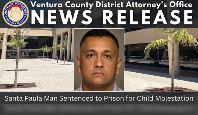 Santa Paula Man Gets 29 Years to Life for Abusing Child Over Six Years