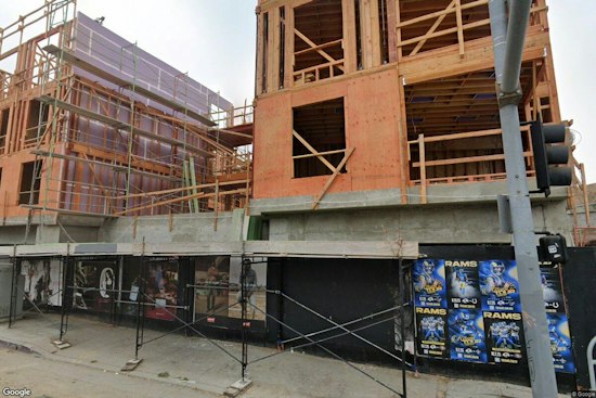 Sawtelle Gas Station Site Takes Shape as 119-Unit Complex Near the 405 Freeway