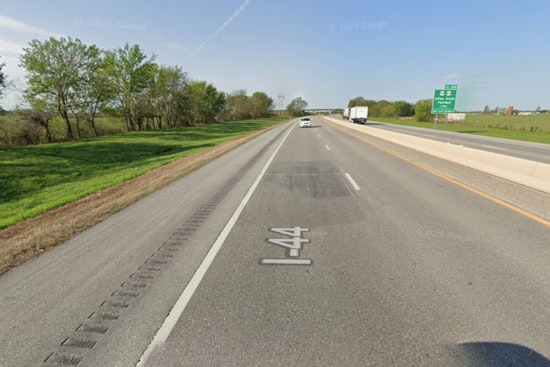 Semi Slams MoDOT Truck on I-44 Near Doolittle, Injuring Two Workers