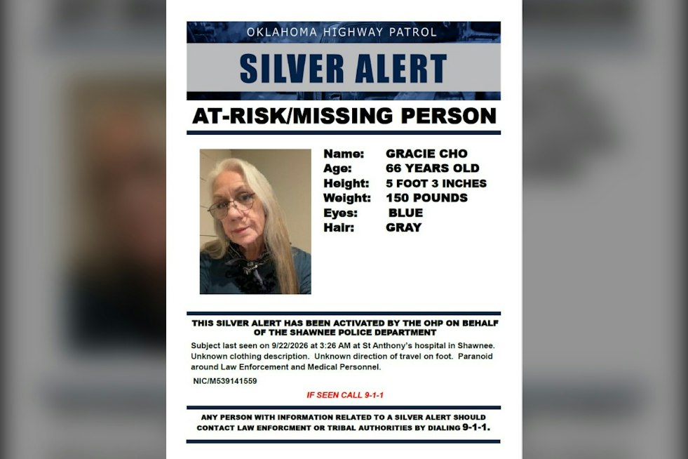 Shawnee Silver Alert Seeks Gracie Cho, 66, Gone on Foot From Hospital