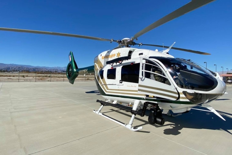 Sheriff's Helicopter Hoists Injured Hiker From San Jacinto Backcountry Near Pine Cove