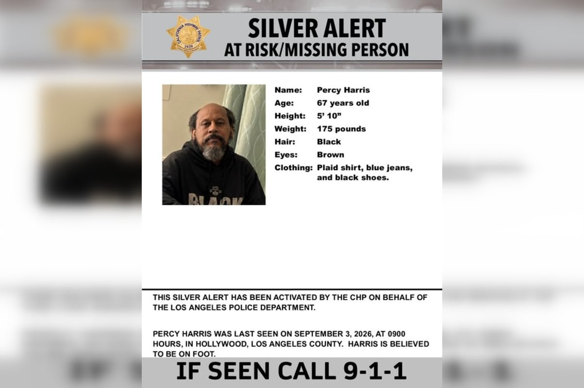 hoodline.com - Gabriela Martinez - Silver Alert: Percy Harris Missing in North Hollywood, CA