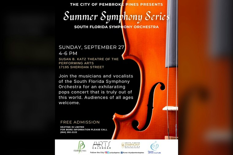 South Florida Symphony Caps Pembroke Pines Concert Series With Free Pops Finale