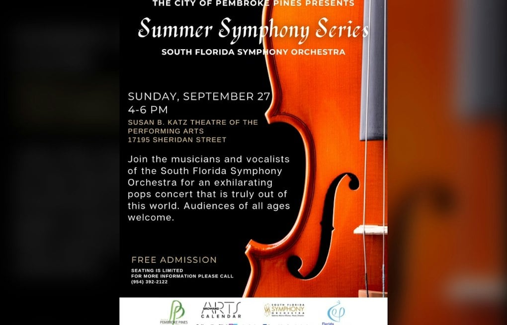 South Florida Symphony Caps Pembroke Pines Concert Series With Free Pops Finale