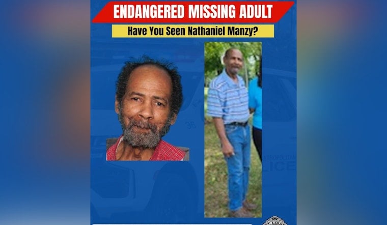 South St. Louis Family Searches for Nathaniel Manzy, 68, Who Can't Speak to Ask for Help