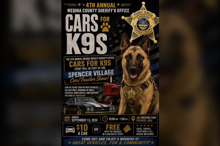 Spencer, Ohio Hosts Cars for K9s Show to Fund Medina County Police Dogs
